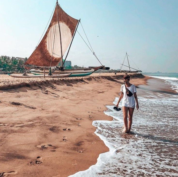 Negombo Beach in Sri Lanka