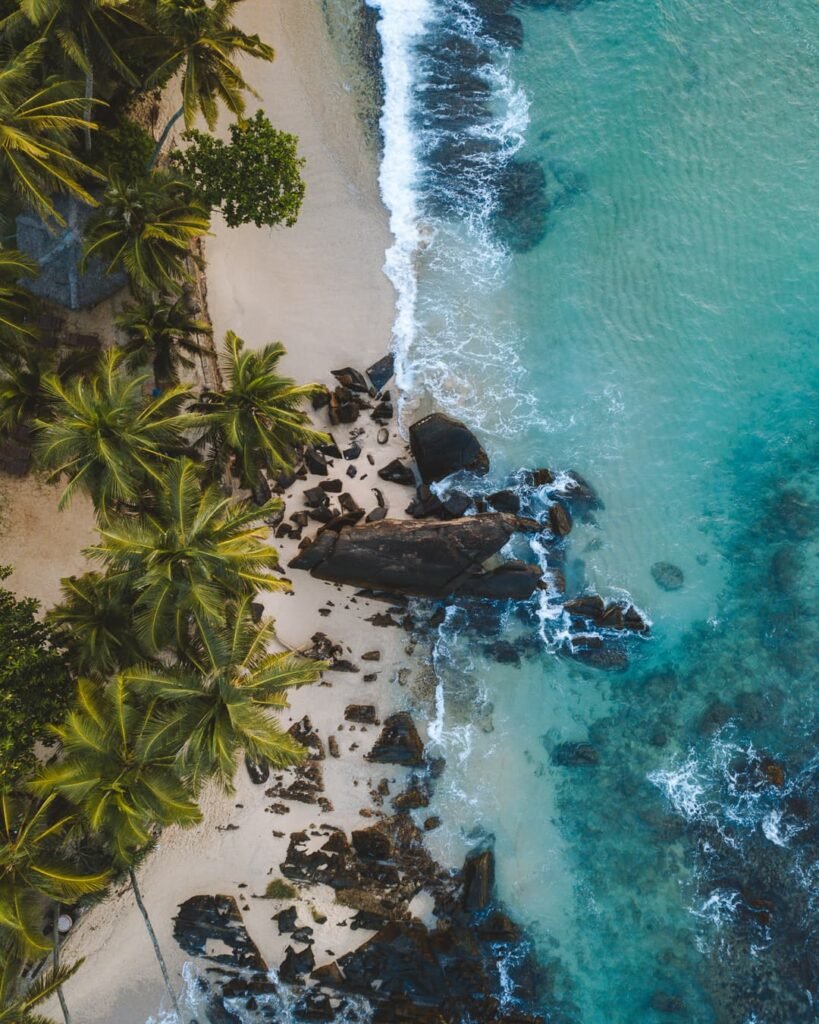 Unawatuna coastal view